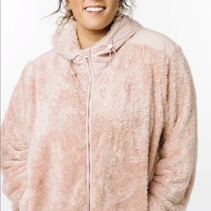 NWT Zyia Blush Sherpa Jacket. Never worn.